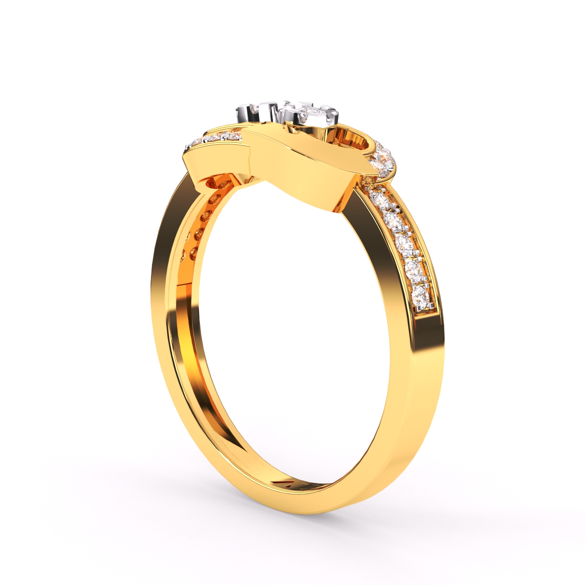Lavish Lab Grown Diamond Channel Set Band Ring